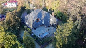 Drohenaufnahme Rückansicht