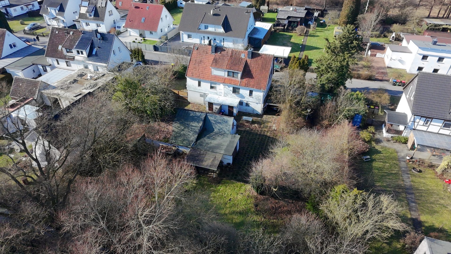 Drohnenaufnahme Rückansicht